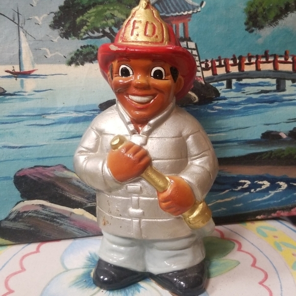 Vintage collectible 1978 Cara Creations firefighte